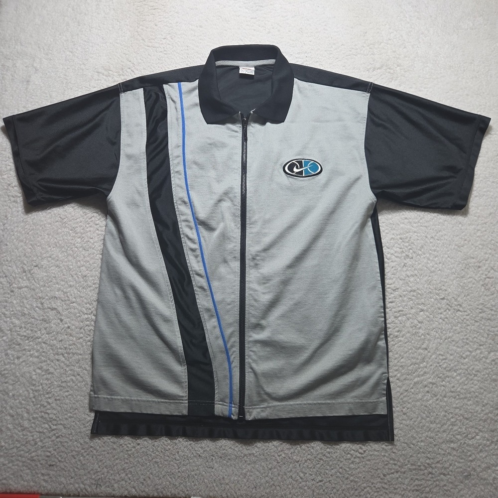 Vintage‎ 90s Nike Men's Basketball Warm Up Shooting Shirt Full Zip Size Large